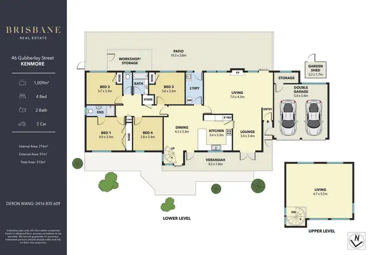 Floorplan of Homely house listing, 46 Gubberley Street, Kenmore QLD 4069