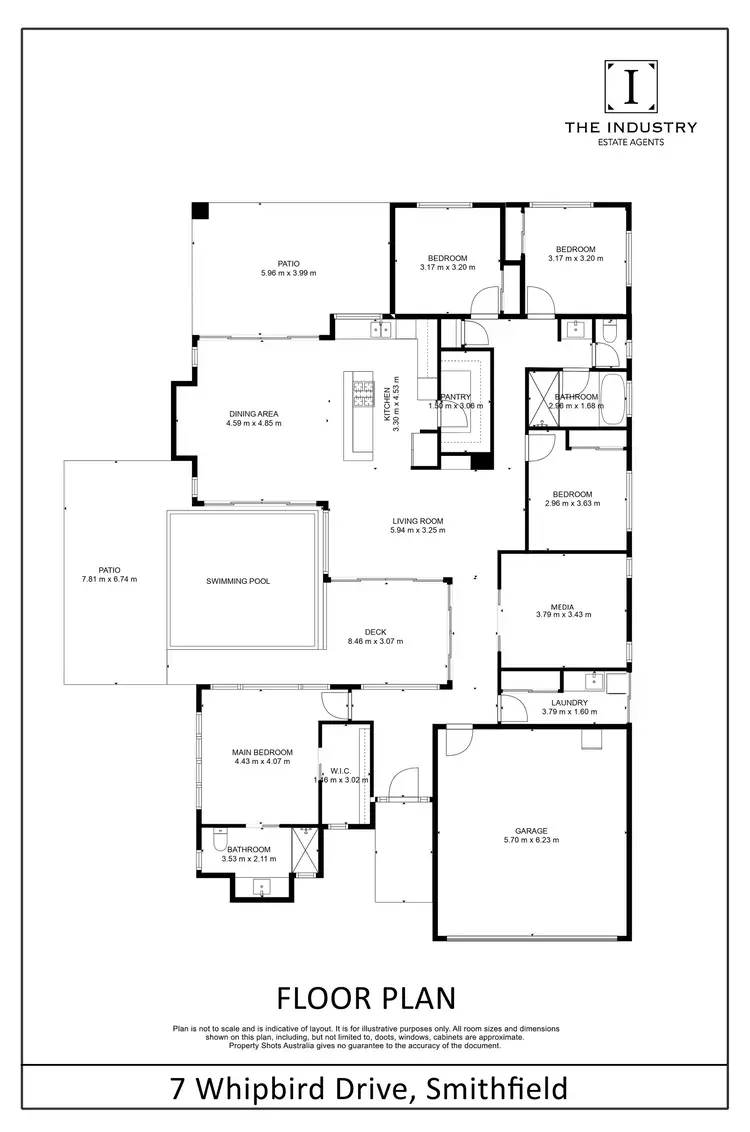 Floorplan of Homely house listing, 7 Whipbird Drive, Smithfield QLD 4878