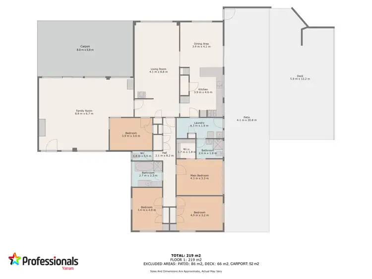 Floorplan of Homely rural property listing, 86 Verlings Lane, Yarram VIC 3971