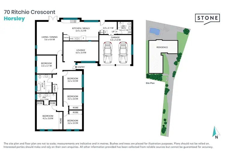 Floorplan of Homely house listing, 70 Ritchie Crescent, Horsley NSW 2530