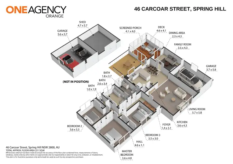 Floorplan of Homely house listing, 46 Carcoar Street, Spring Hill NSW 2800