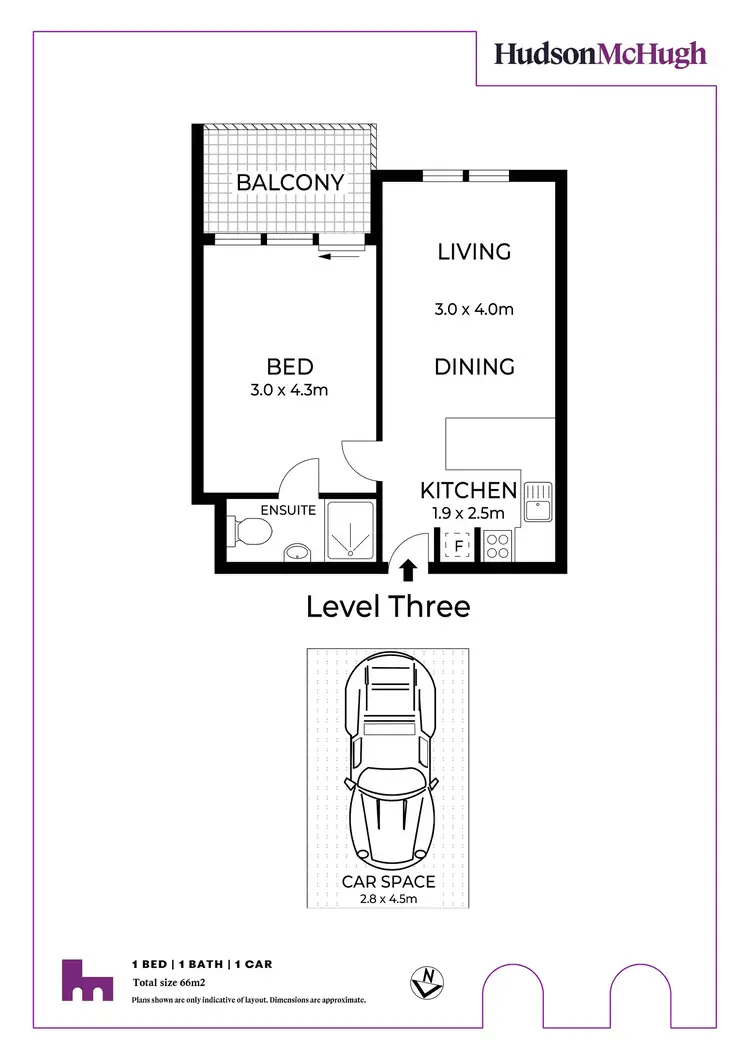 Floorplan of Homely apartment listing, 26/3 Hornsey Street, Rozelle NSW 2039