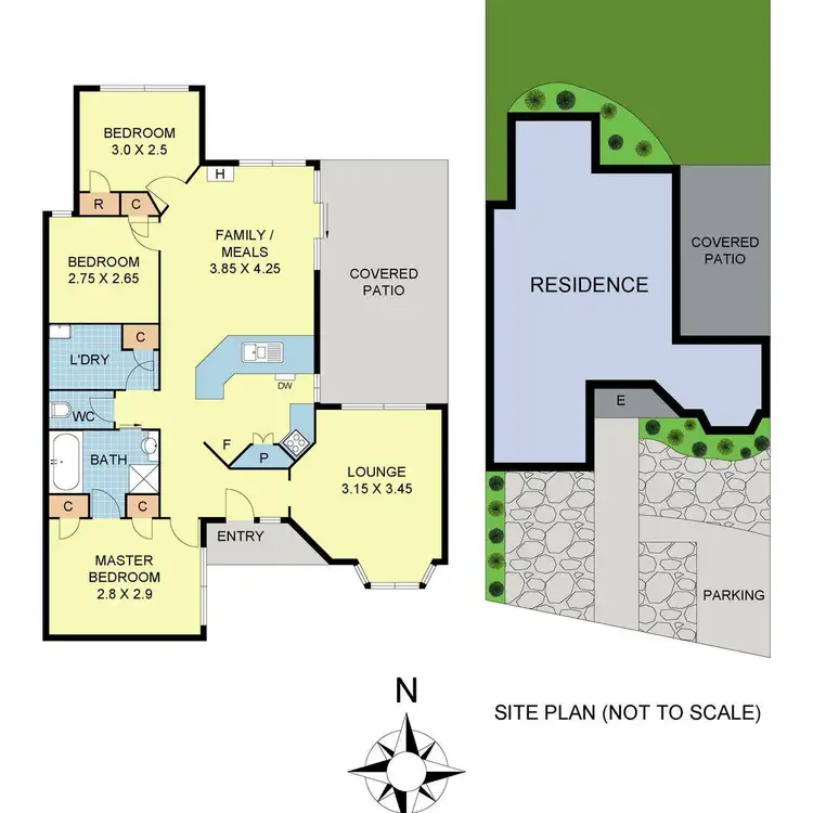 Floorplan of Homely house listing, 10 St Rafael Place, Whittlesea VIC 3757