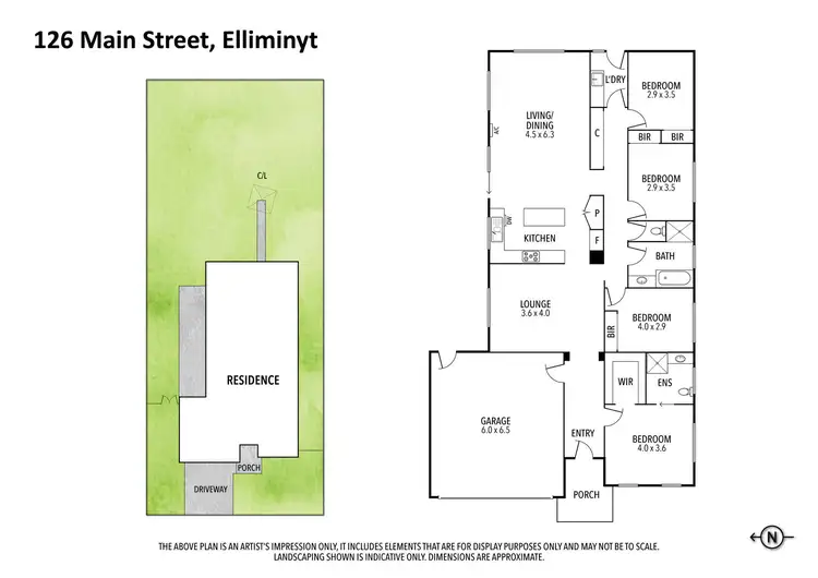 Floorplan of Homely house listing, 126 Main Street, Elliminyt VIC 3250