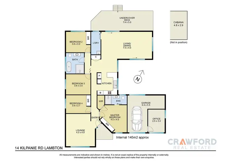 Floorplan of Homely house listing, 14 Kilpanie Road, Lambton NSW 2299