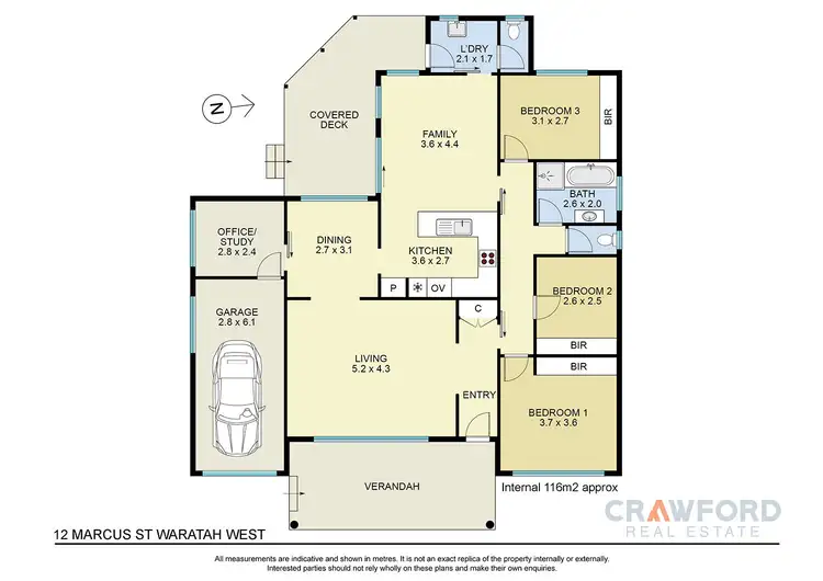 Floorplan of Homely house listing, 12 Marcus Street, Waratah West NSW 2298