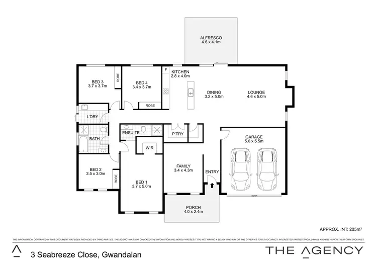 Floorplan of Homely house listing, 3 Seabreeze Close, Gwandalan NSW 2259