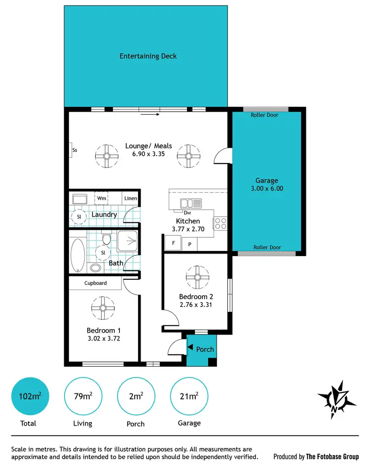 Floorplan of Homely house listing, 32C Adelaide Terrace, Ascot Park SA 5043