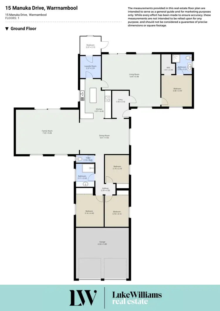 Floorplan of Homely house listing, 15 Manuka Drive, Warrnambool VIC 3280