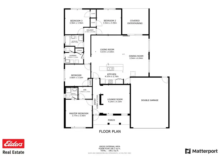 Floorplan of Homely house listing, 137 Throssell Street, Northam WA 6401