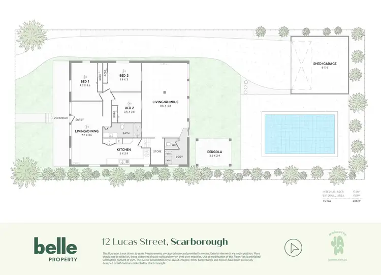 Floorplan of Homely house listing, 12 Lucas Street, Scarborough QLD 4020