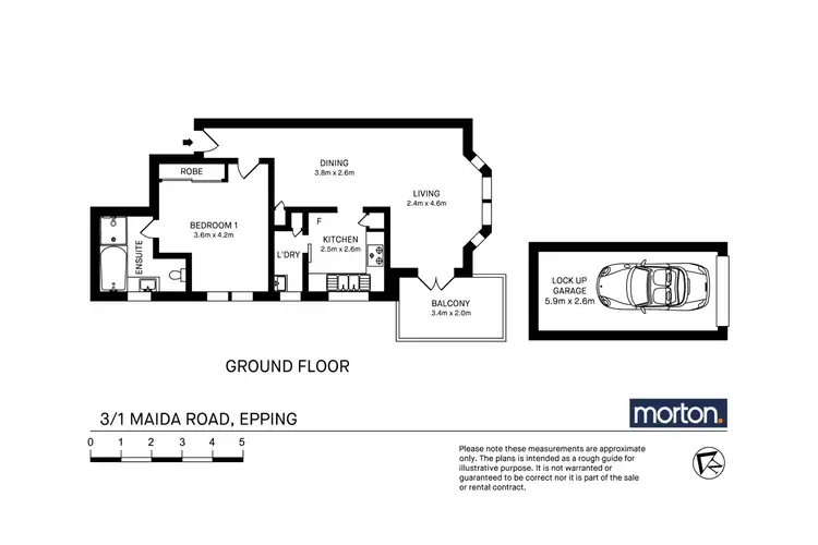 Floorplan of Homely apartment listing, 3/1 Maida Road, Epping NSW 2121