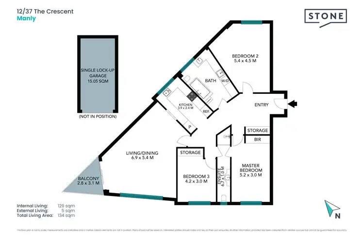 Floorplan of Homely apartment listing, 12/37 The Crescent, Manly NSW 2095