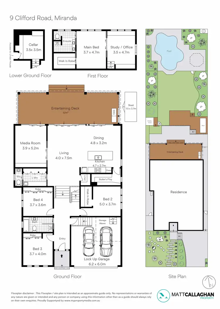 Floorplan of Homely house listing, 9 Clifford Road, Miranda NSW 2228