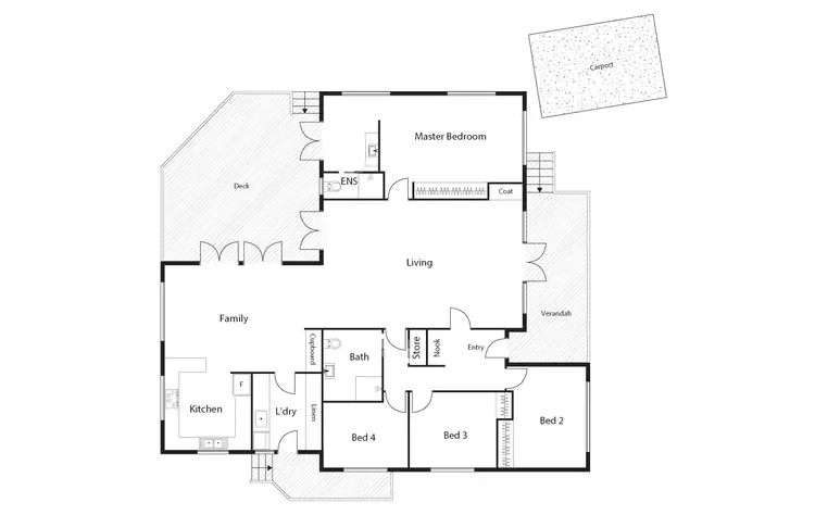 Floorplan of Homely house listing, 46 Dunstan Street, Curtin ACT 2605