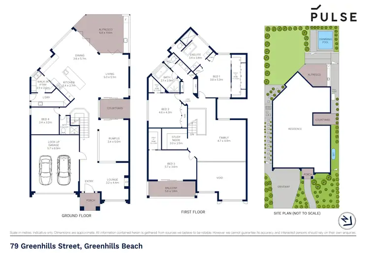Floorplan of Homely house listing, 79 Greenhills Street, Greenhills Beach NSW 2230