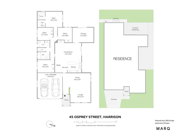 Floorplan of Homely house listing, 45 Osprey Street, Harrison ACT 2914