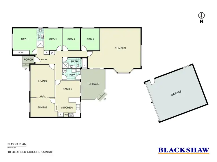 Floorplan of Homely house listing, 10 Oldfield Circuit, Kambah ACT 2902