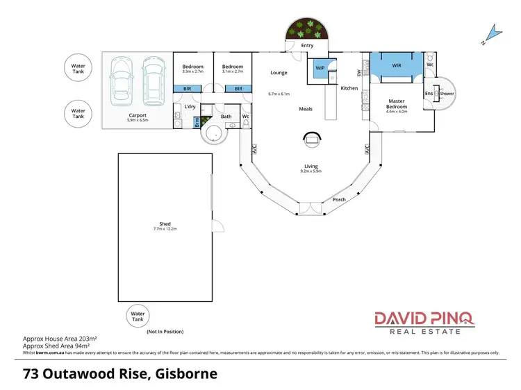 Floorplan of Homely house listing, 73 Outawood Rise, Gisborne VIC 3437