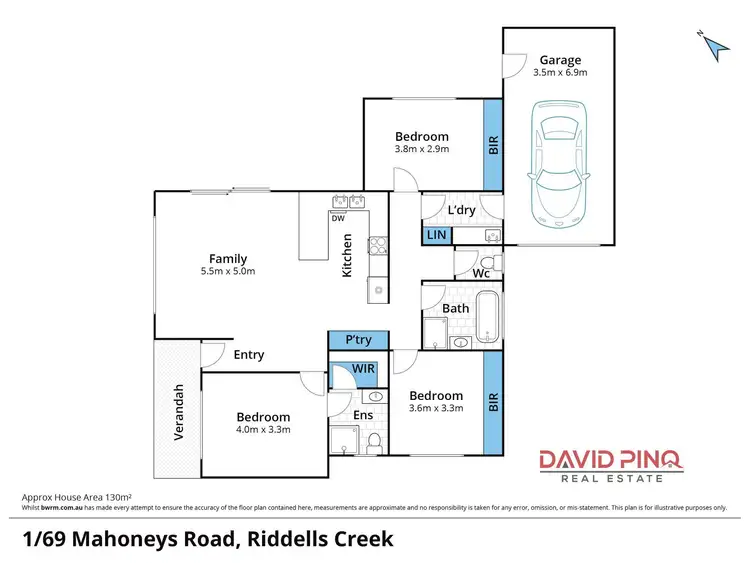 Floorplan of Homely unit listing, 1/69 Mahoneys Road, Riddells Creek VIC 3431