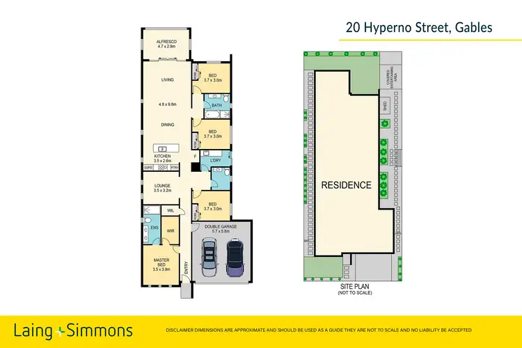 Floorplan of Homely house listing, 20 Hyperno Street, Box Hill NSW 2765