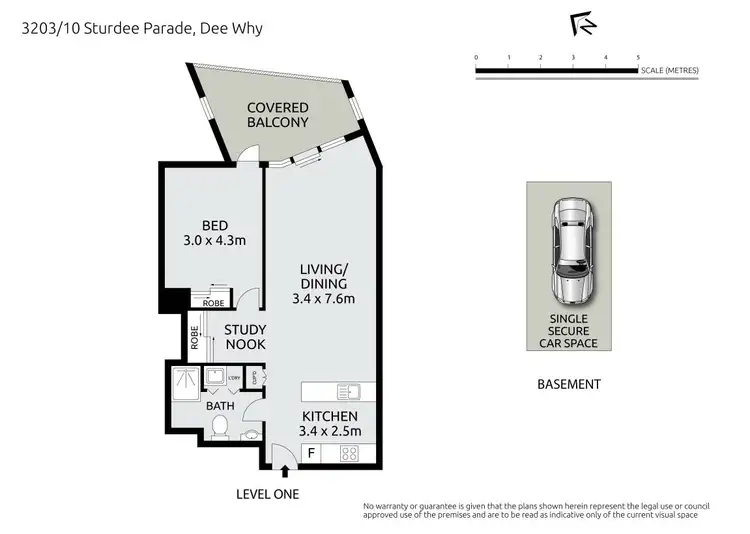 Floorplan of Homely apartment listing, 3203/10 Sturdee Parade, Dee Why NSW 2099
