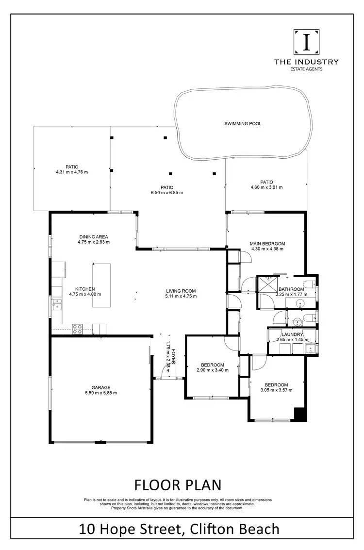 Floorplan of Homely house listing, 10 Hope Street, Clifton Beach QLD 4879