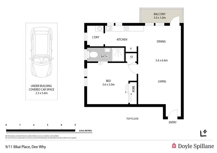 Floorplan of Homely apartment listing, 9/11 Ilikai Place, Dee Why NSW 2099