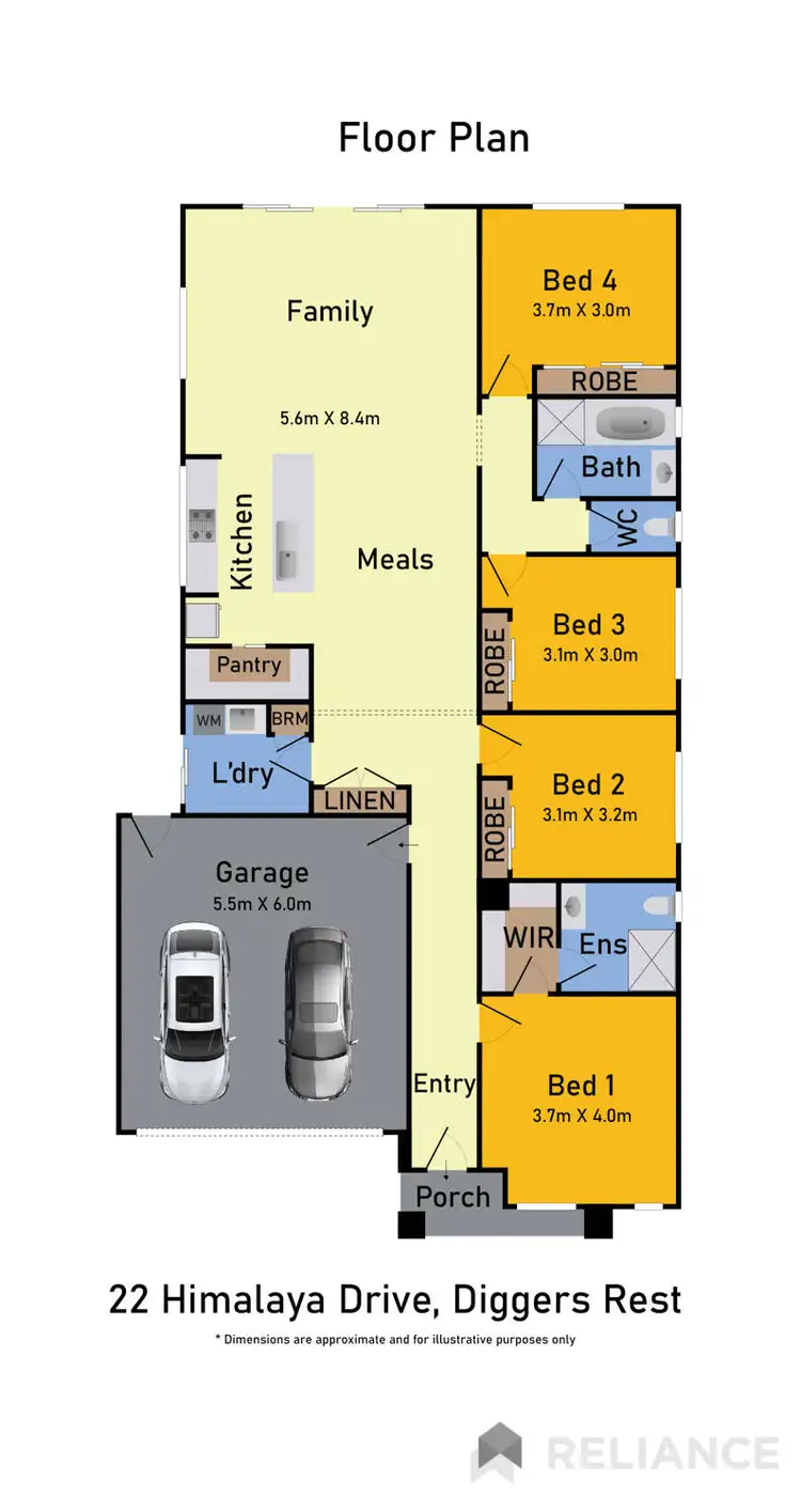 Floorplan of Homely house listing, 22 Himalaya Drive, Diggers Rest VIC 3427
