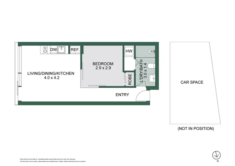 Floorplan of Homely apartment listing, 306A/640 Swanston Street, Carlton VIC 3053