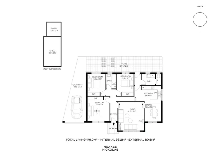 Floorplan of Homely house listing, 18 Railway Terrace, Hove SA 5048