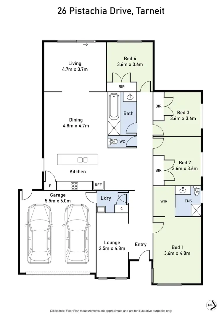 Floorplan of Homely house listing, 26 Pistachia Drive, Tarneit VIC 3029