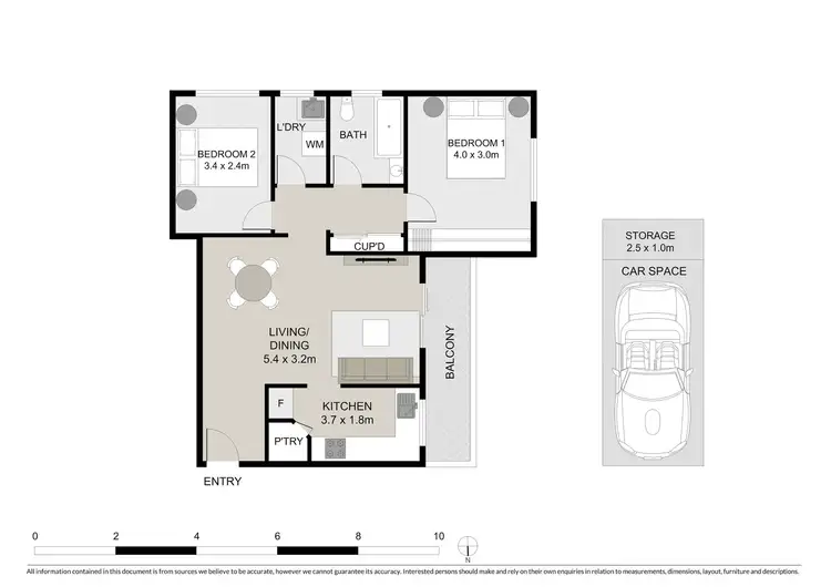 Floorplan of Homely apartment listing, 12/24 Station Street, West Ryde NSW 2114