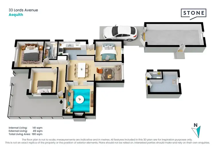 Floorplan of Homely house listing, 33 Lords Avenue, Asquith NSW 2077