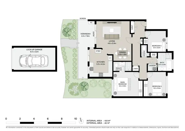 Floorplan of Homely unit listing, 40/12 Kinarra Avenue, Wyoming NSW 2250