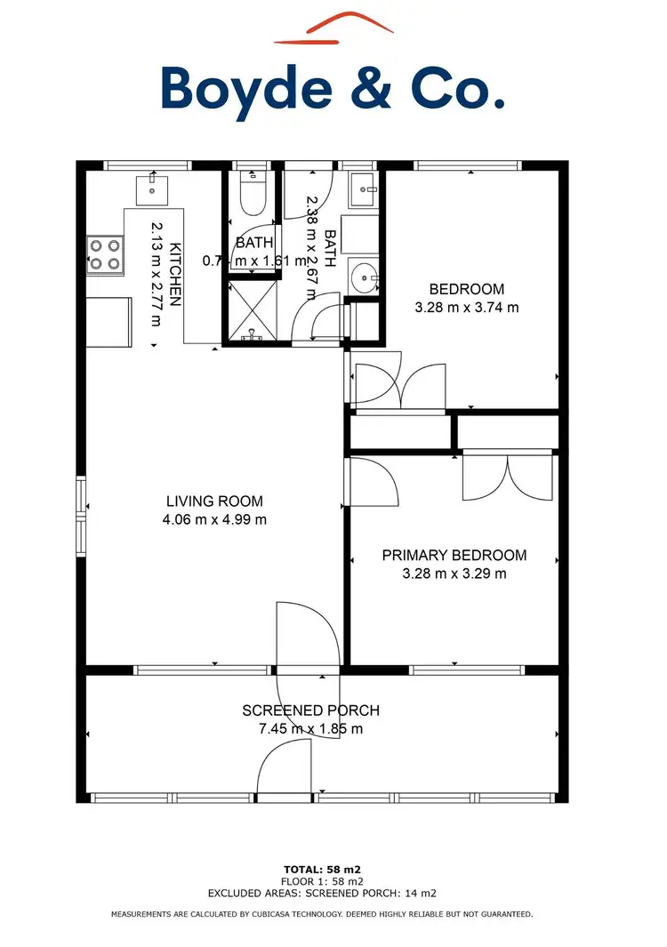 Floorplan of Homely unit listing, 1/234 Princes Way, Drouin VIC 3818