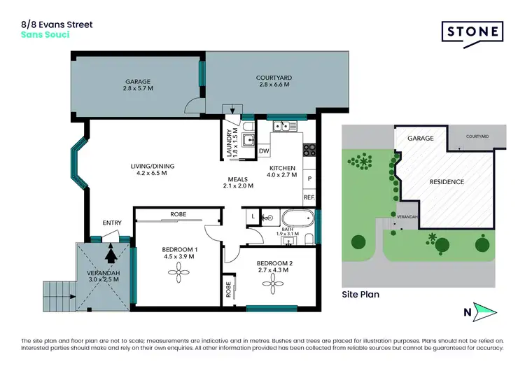Floorplan of Homely villa listing, 8/8-12 Evans Street, Sans Souci NSW 2219