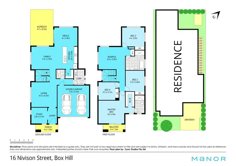 Floorplan of Homely house listing, 16 Nivison Street, Box Hill NSW 2765