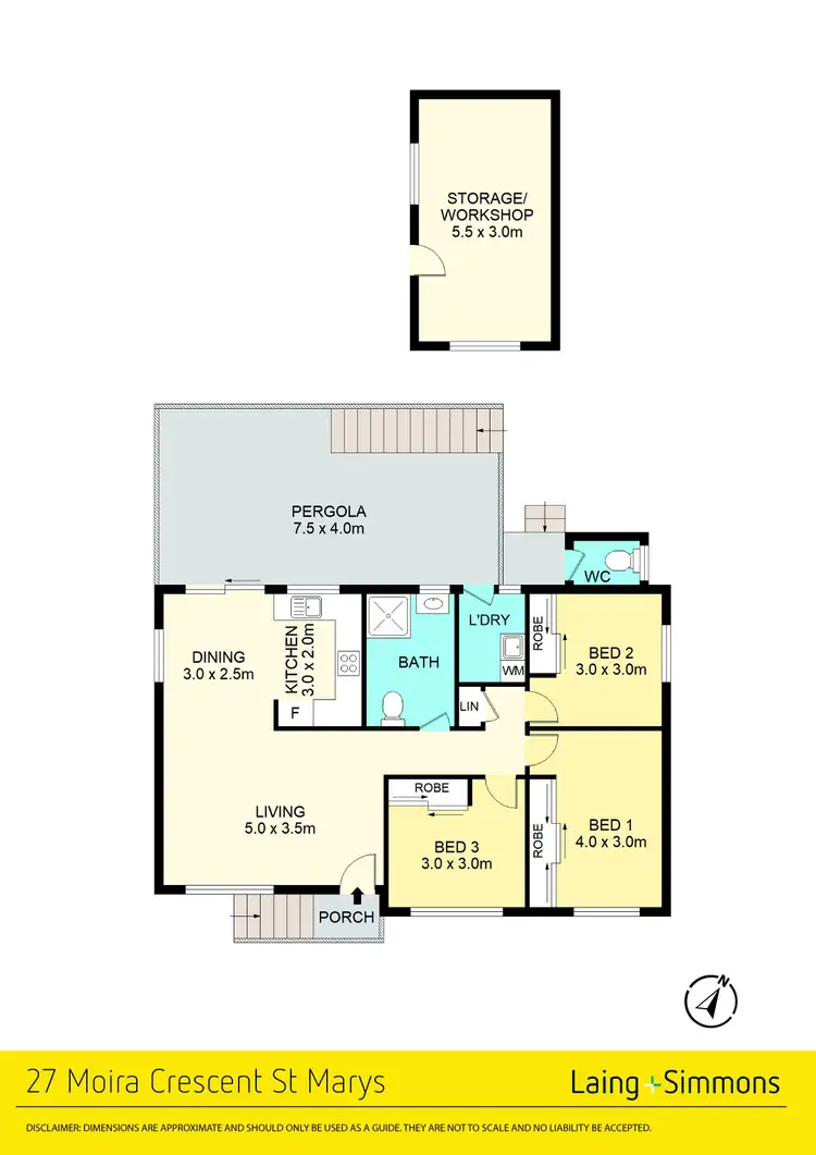Floorplan of Homely house listing, 27 Moira Crescent, St Marys NSW 2760