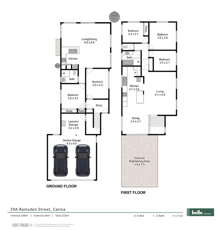 Floorplan of Homely house listing, 29A Ramsden Street, Carina QLD 4152