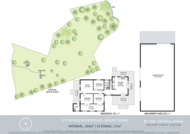 Floorplan of Homely rural property listing, 371 Whian Whian Road, Whian Whian NSW 2480