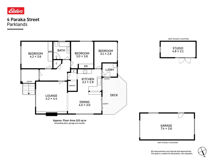 Floorplan of Homely house listing, 4 Paraka Street, Parklands TAS 7320