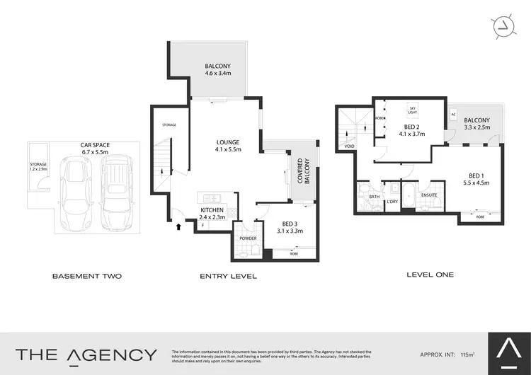 Floorplan of Homely apartment listing, 67/236 Pacific Highway, Crows Nest NSW 2065