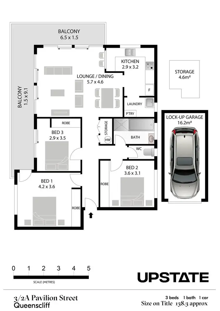 Floorplan of Homely apartment listing, 3/2A Pavilion Street, Queenscliff NSW 2096