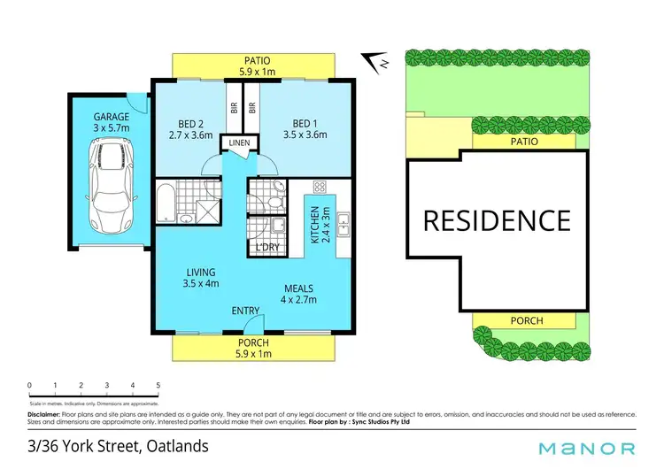 Floorplan of Homely villa listing, 3/36 York Street, Oatlands NSW 2117