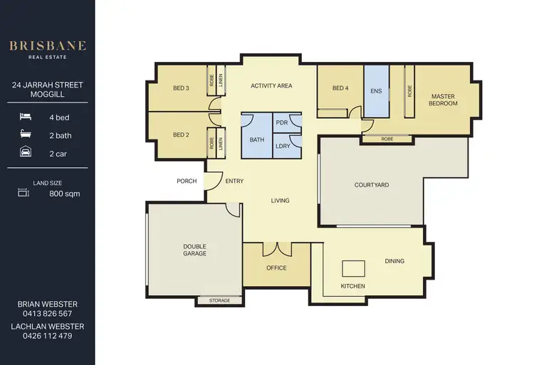 Floorplan of Homely house listing, 24 Jarrah Street, Moggill QLD 4070