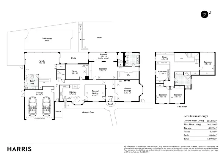 Floorplan of Homely house listing, 7 Woodland Road, Springfield SA 5062