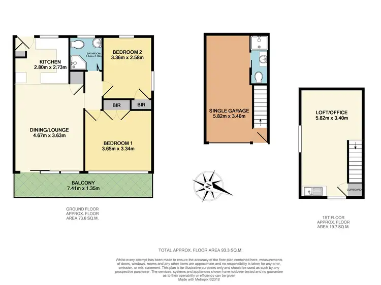 Floorplan of Homely unit listing, 3/33 Reddall Parade, Lake Illawarra NSW 2528