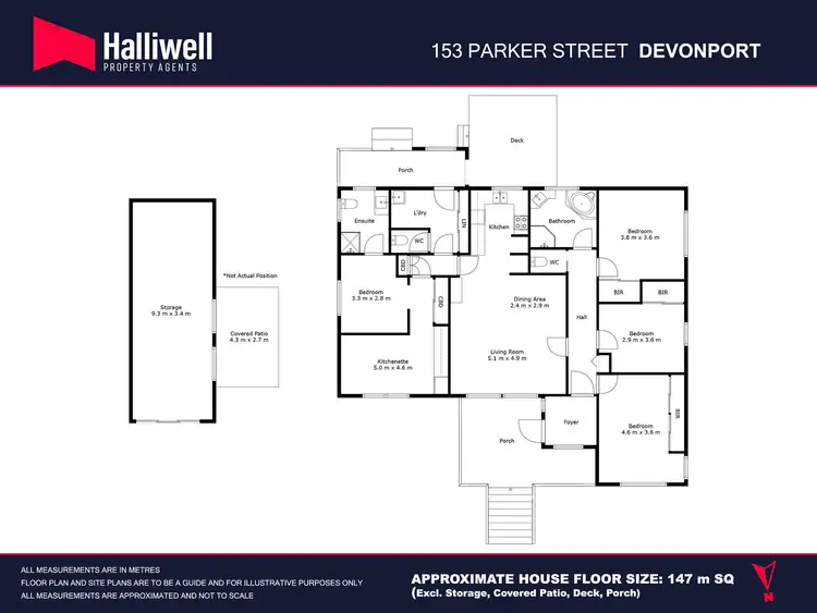 Floorplan of Homely house listing, 153 Parker Street, Devonport TAS 7310