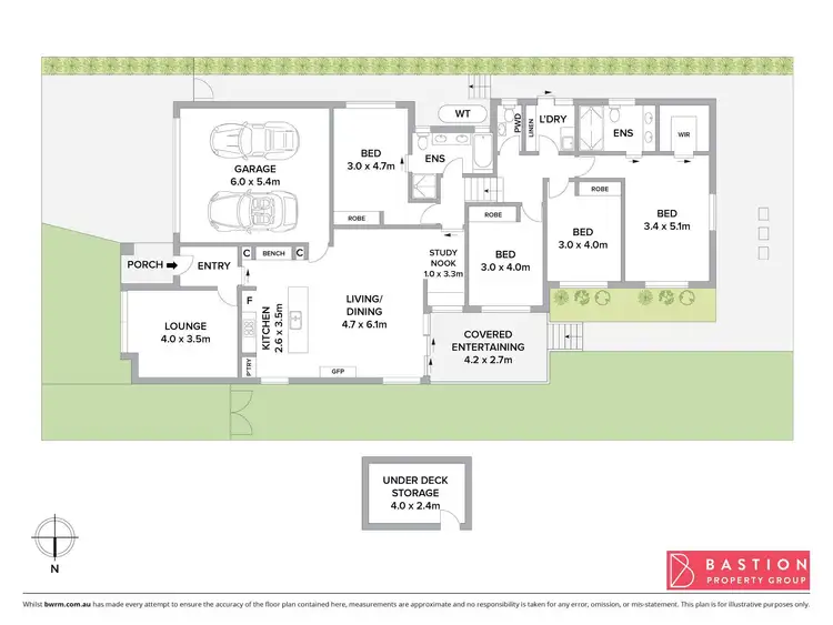 Floorplan of Homely house listing, 14 Cocoparra Crescent, Crace ACT 2911